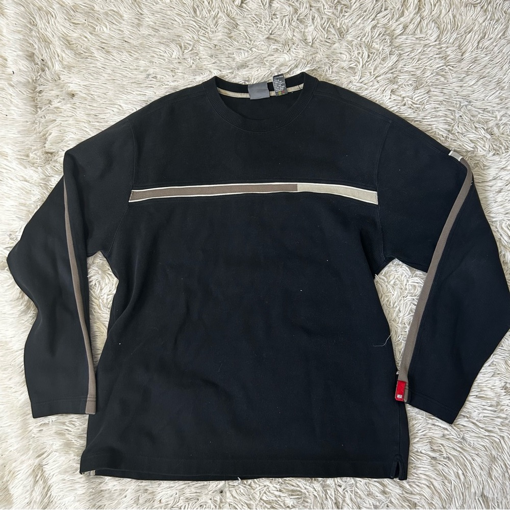 ◾️Vintage Y2K Quiksilver Front And Arm Stripe Long Sleeve T Shirt